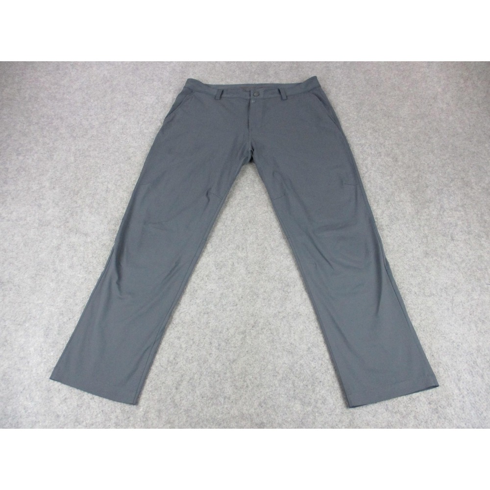Rhone Pants Mens 34 Gray Commuter Performance Straight Leg Outdoors Golf
